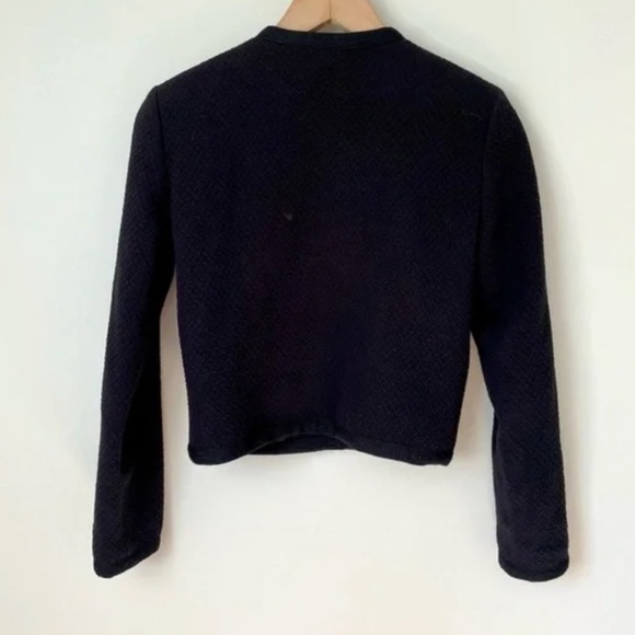 *SOLD* Ganni Cropped Cotton Blazer Button Jacket XS - Picture 3 of 9